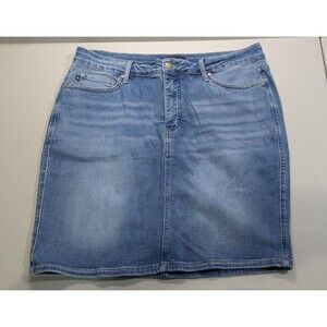 Judy Blue Denim Jean Mini Skirt Size 3XL Cowgirl Festival